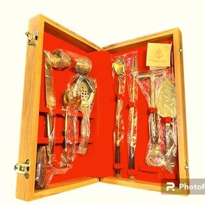 Vintage Travel Bar Set